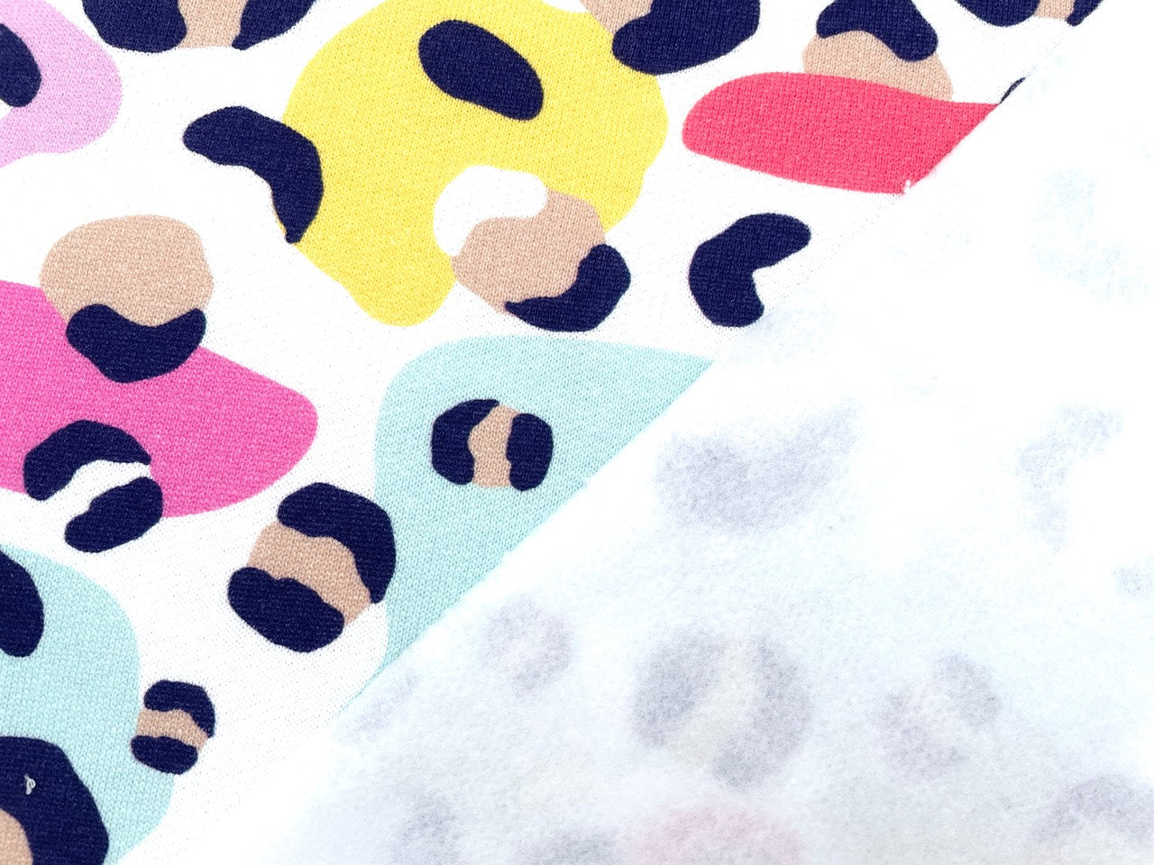 Digitaldruck Sweat Baumwolle "Colorful Leo"