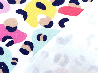 Digitaldruck Sweat Baumwolle "Colorful Leo"