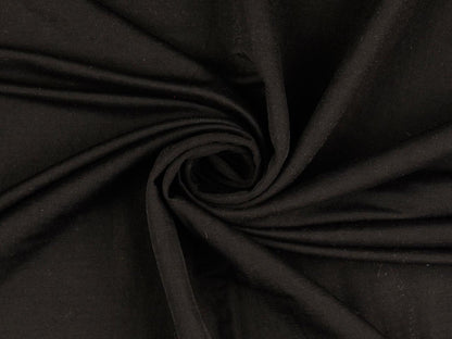 Baumwoll Twill Peach Effekt Schwarz