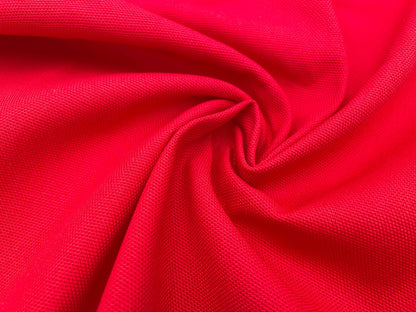 Baumwoll Canvas Rot Reststück 60cm x 140cm