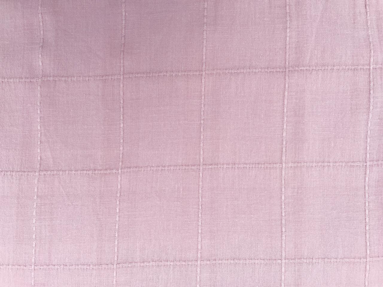 Baumwoll Voile Dobby "große Karos" Rosa