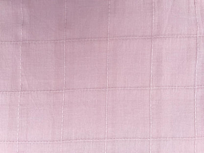 Baumwoll Voile Dobby "große Karos" Rosa
