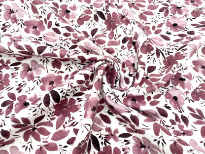 Digitaldruck Jersey "Autumn Flowers"