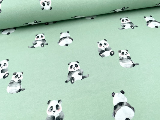 Digitaldruck Jersey "Cute Panda"