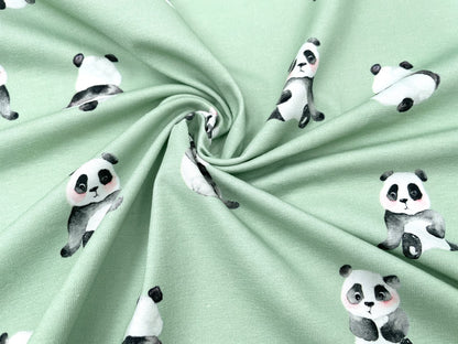 Digitaldruck Jersey "Cute Panda"