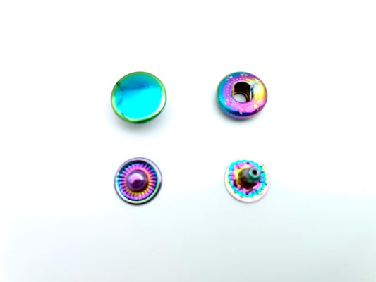 Druckknopf Set Multicolor 1,2cm