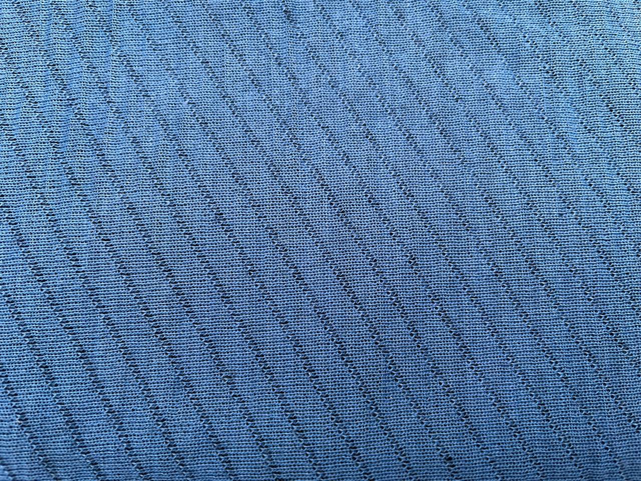 Wollstepper "Diagonale Streifen" Blau