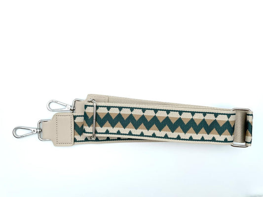 Fertiger Taschengurt "Zacken Muster" 5cm