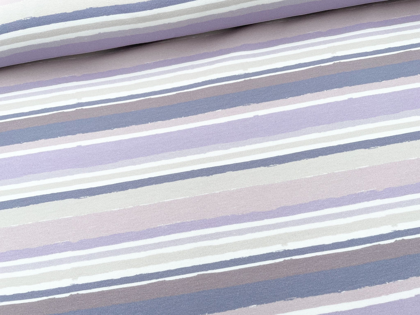 French Terry "Summer Stripes" Digitaldruck