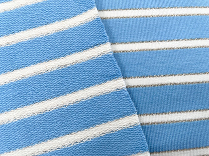 French Terry "Glitter Stripes"