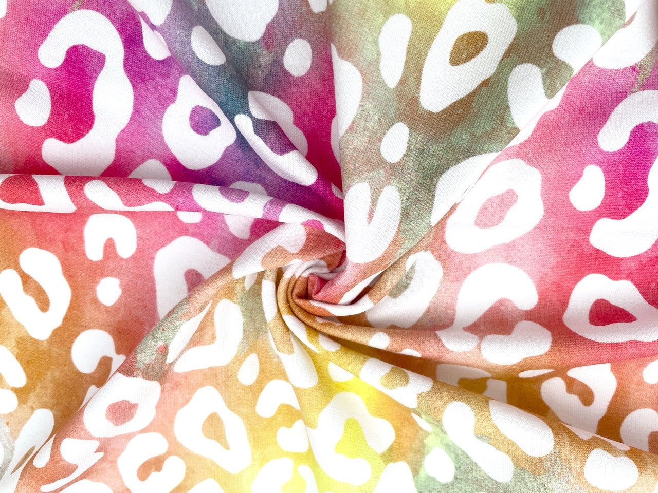 French Terry Digitaldruck "Leo Liebe" Multicolor