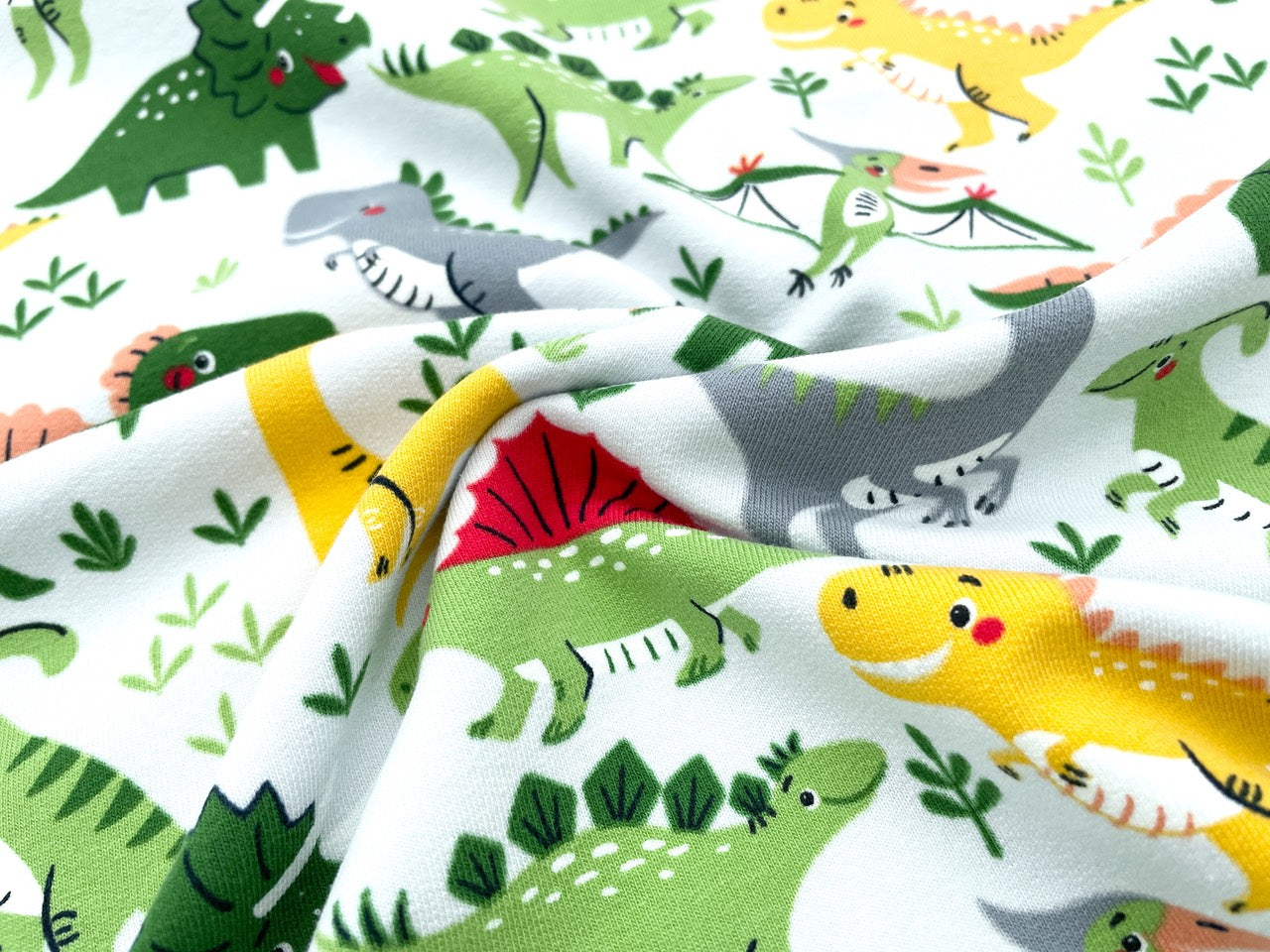 French Terry "Little Dinos"