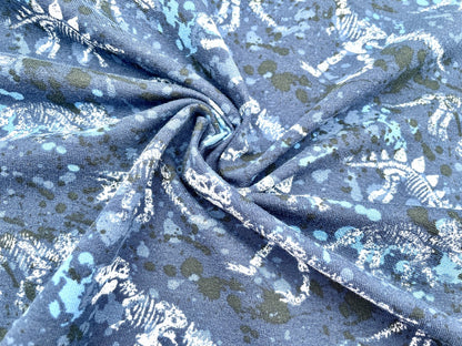 French Terry "Skelett Dinosaurier"