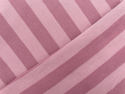 French Terry "Rosa Streifen" garngefärbt