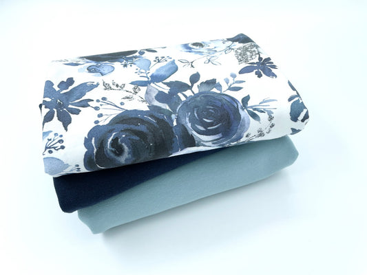 Stoffpaket "Blue Flowers"