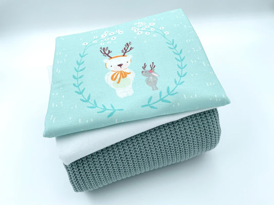 Großes Stoffpaket "Winterfreunde"
