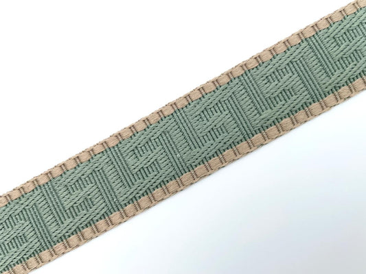 Gurtband "Azteken Muster" 2,5cm Salbei