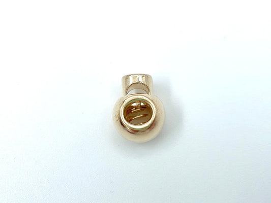 Metall Kordelstopper Gold