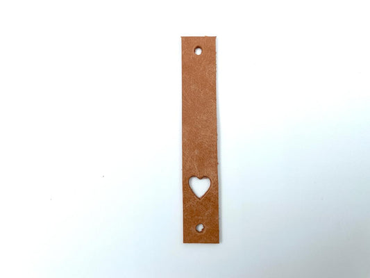 Naturleder Label "Herz"