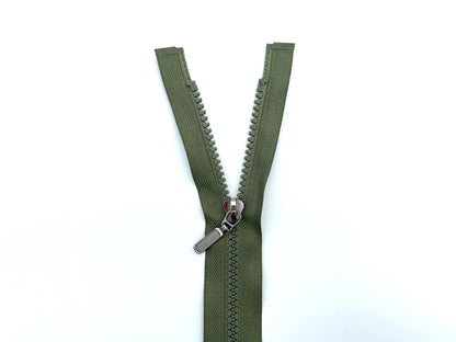 Jacken Reißverschluss 70cm Khaki