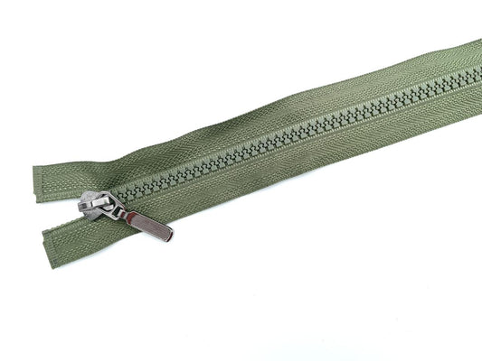 Jacken Reißverschluss 70cm Khaki