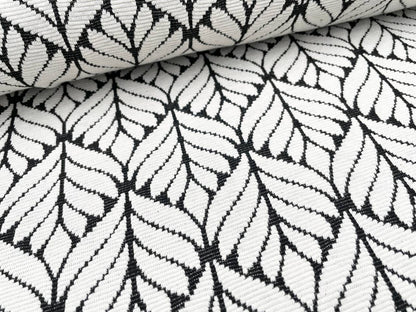 Jacquard Jersey "Blattmuster"