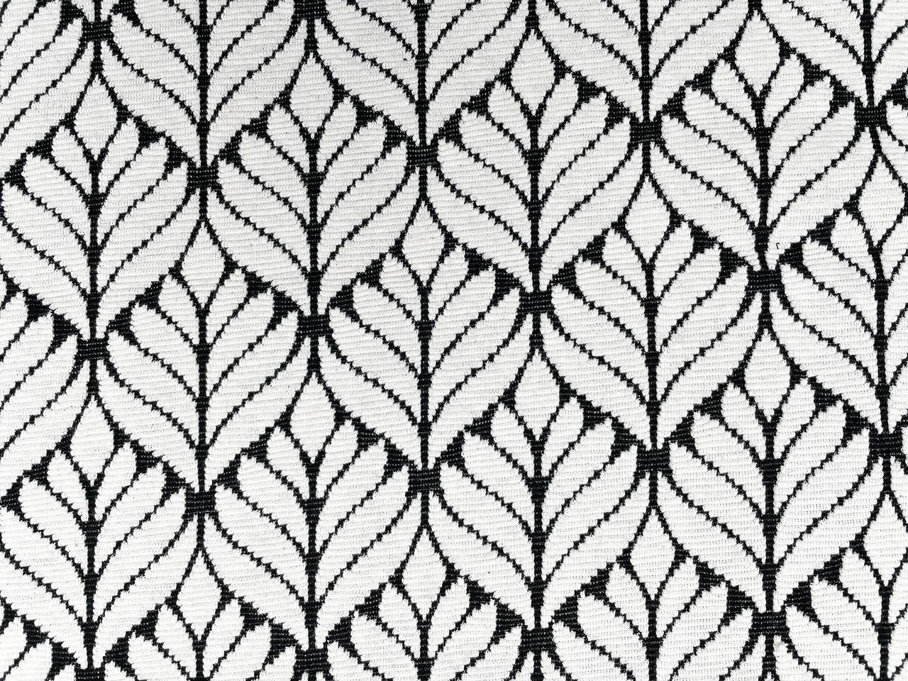 Jacquard Jersey "Blattmuster"