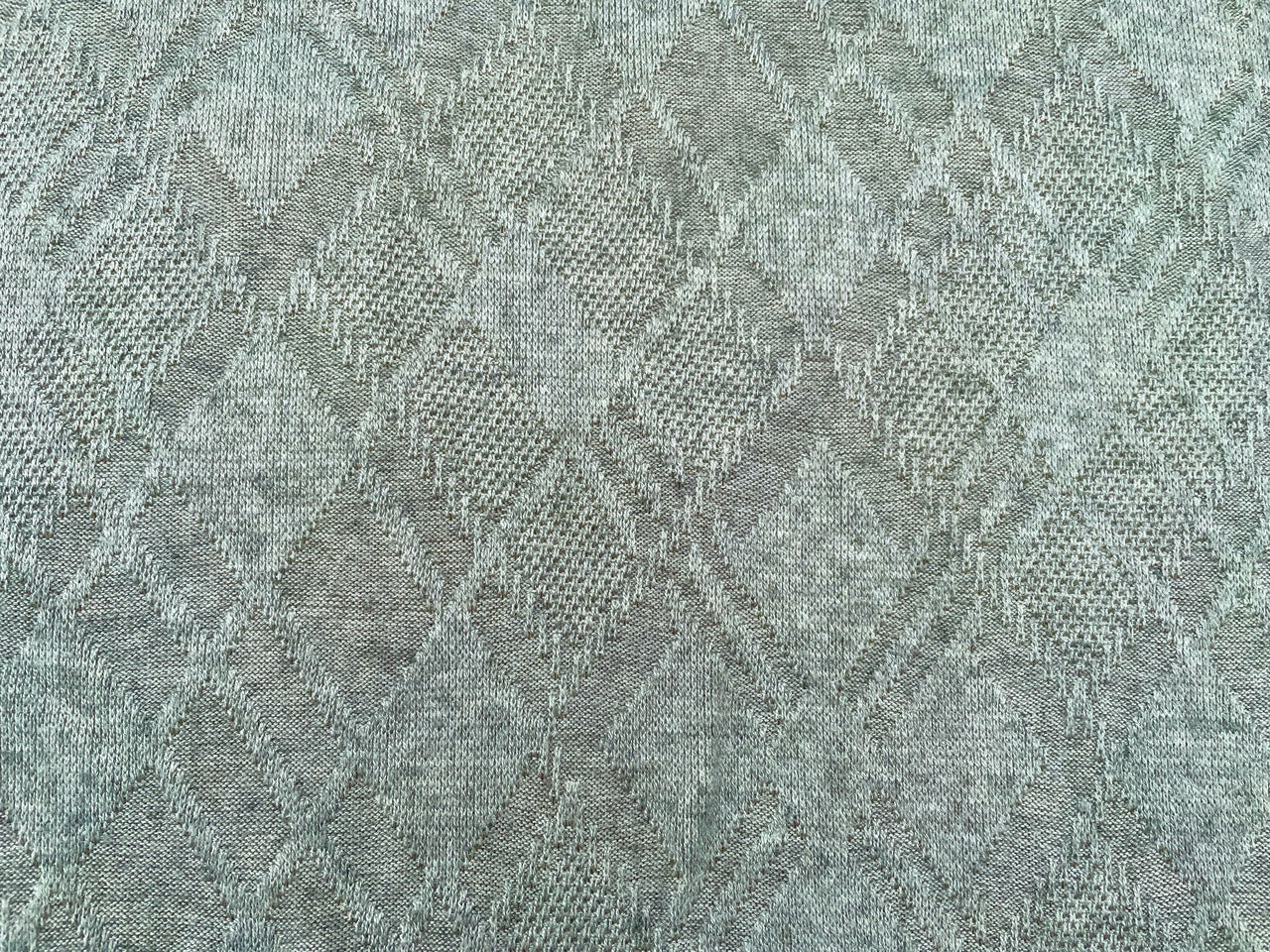 Jacquard Strick Olive