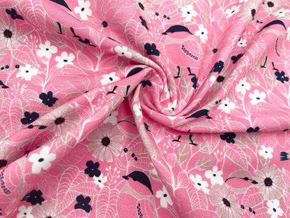 Premium Bio-Jersey "Blumen"