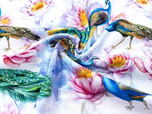 Digitaldruck Jersey "Paradise Birds"