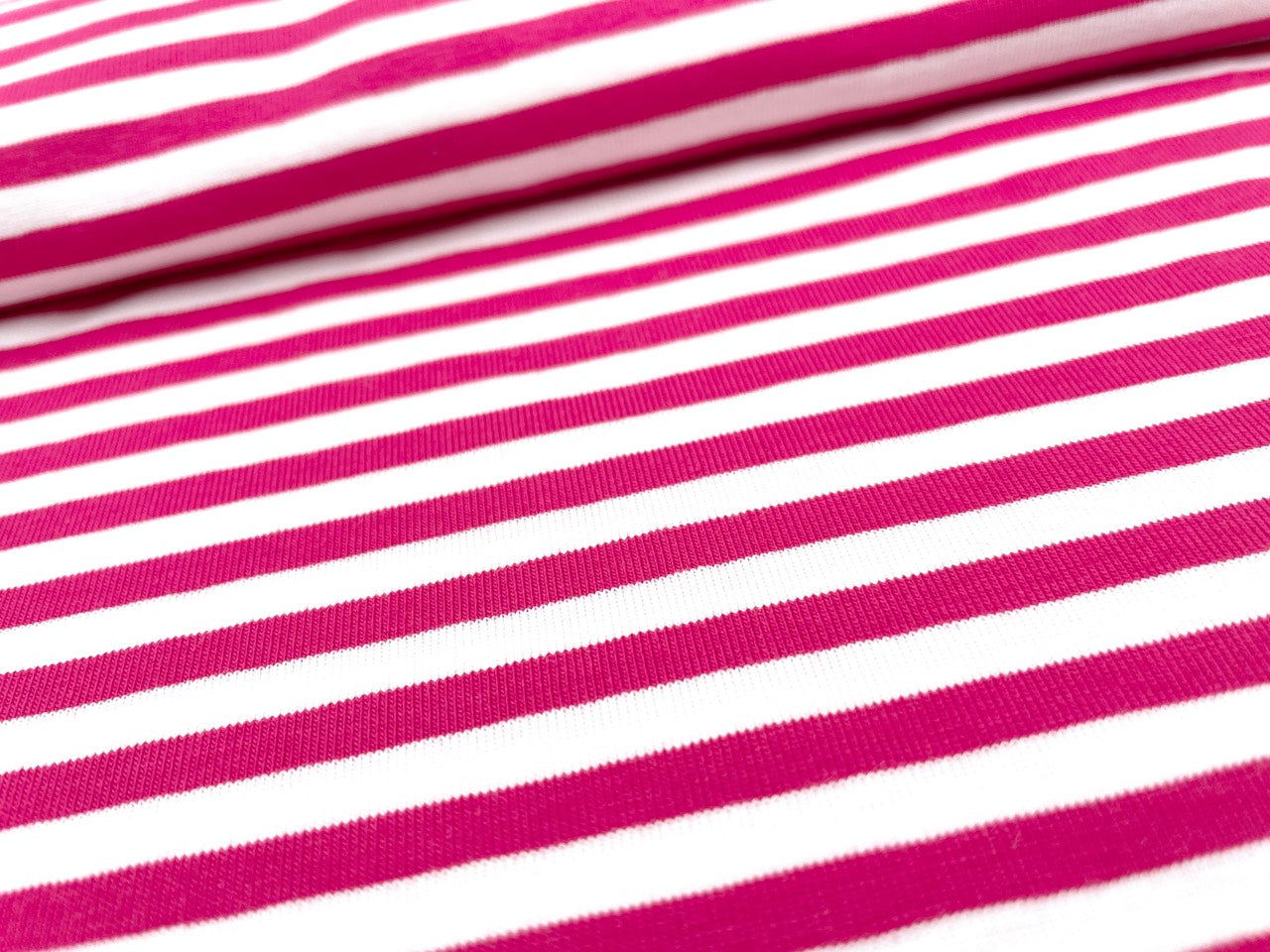 Jersey "Streifen" Pink