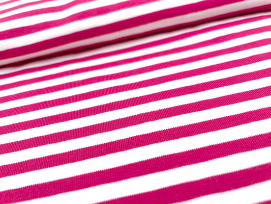 Jersey "Streifen" Pink