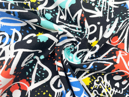 Jersey "Graffiti" Schwarz