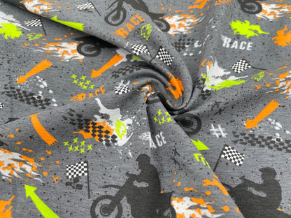 Jersey "Motorrad" Dunkelgrau
