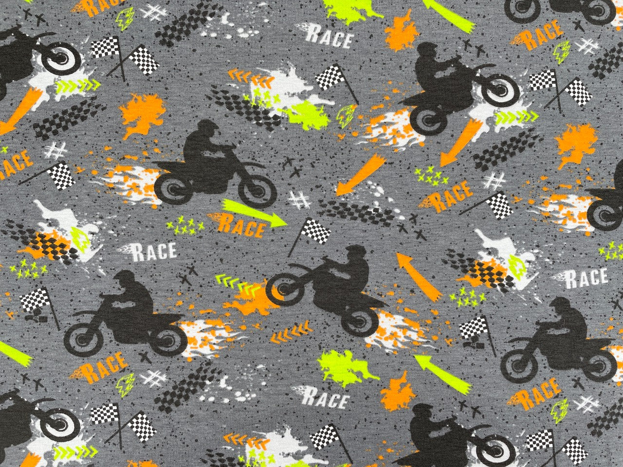 Jersey "Motorrad" Dunkelgrau