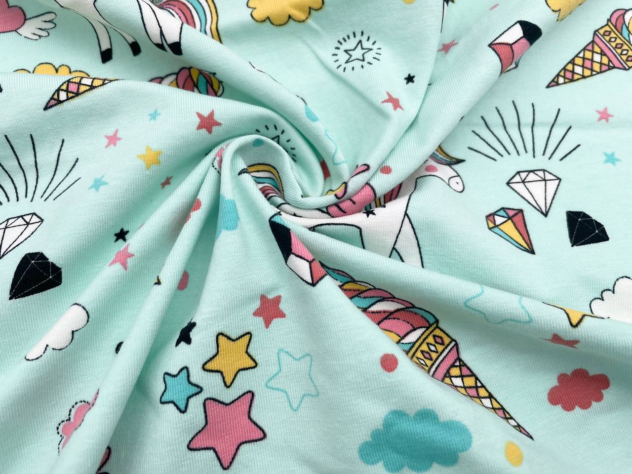 Jersey Panel "Einhorn"  95cm x 140cm