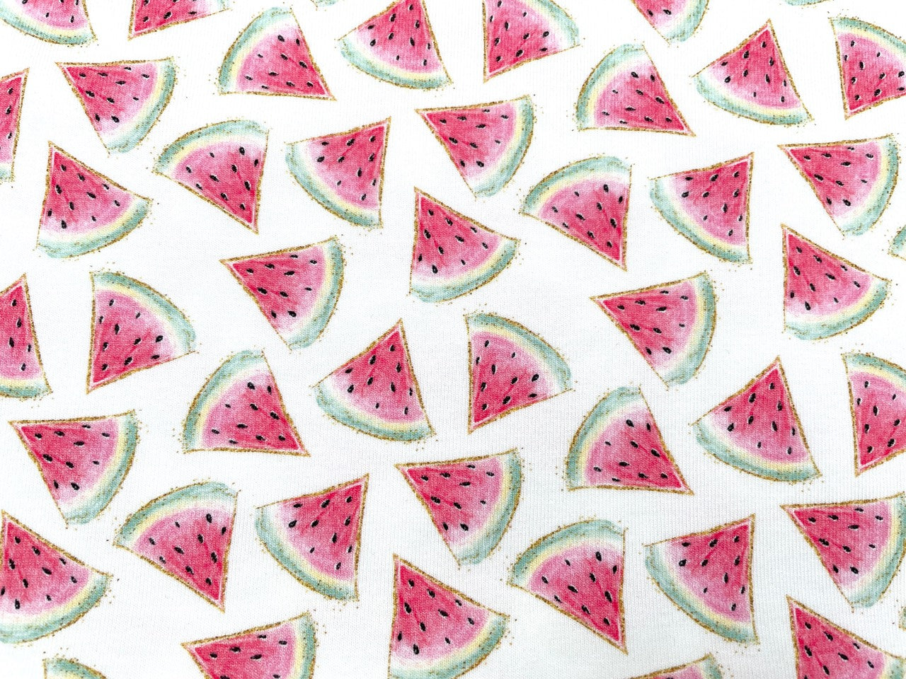 Digitaldruck Jersey "Wassermelone" Reststück 95cm x 150cm