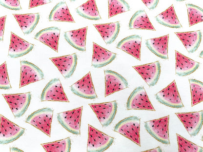 Digitaldruck Jersey "Wassermelone" Reststück 95cm x 150cm