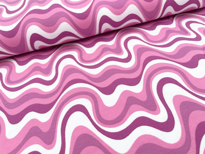 Jersey "New Waves" Pink Weiß