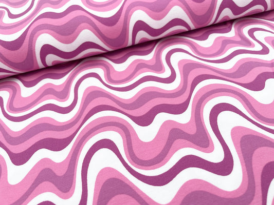 Jersey "New Waves" Pink Weiß