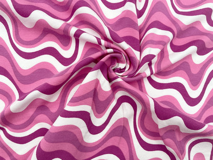 Jersey "New Waves" Pink Weiß