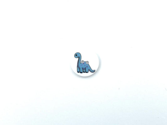 Kinder Knopf "Dino" 1,5cm Blau