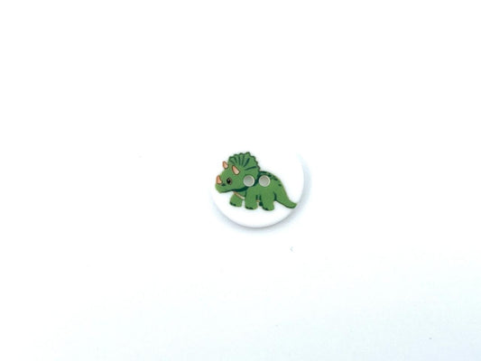 Kinder Knopf "Dino" 1,5cm Grün