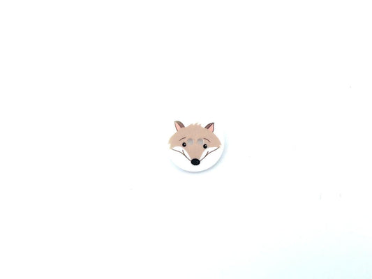 Kinder Knopf "Fuchs" 1,5cm
