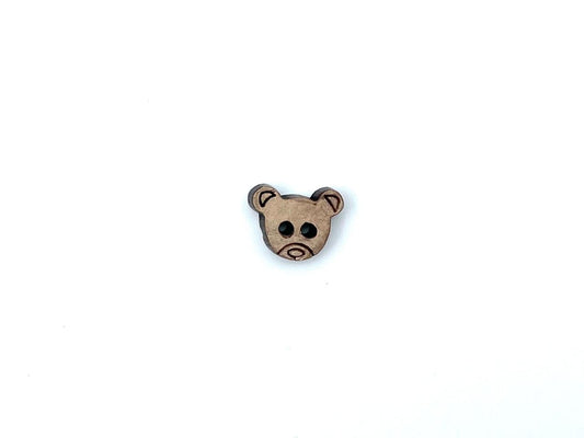 Kokos Knopf "Bärchen" 1,2cm