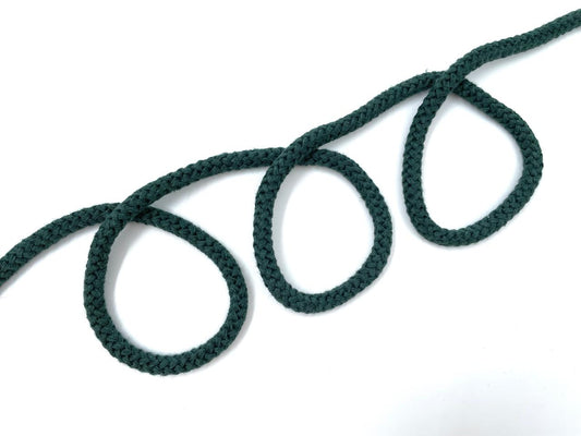 Baumwoll Kordel 0,8cm Dunkelgrün
