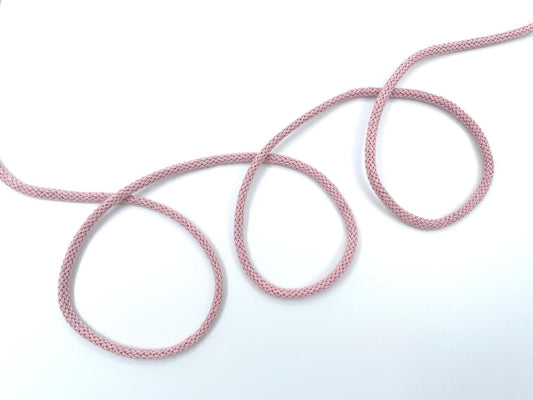 Baumwoll Kordel 0,5cm Rosa