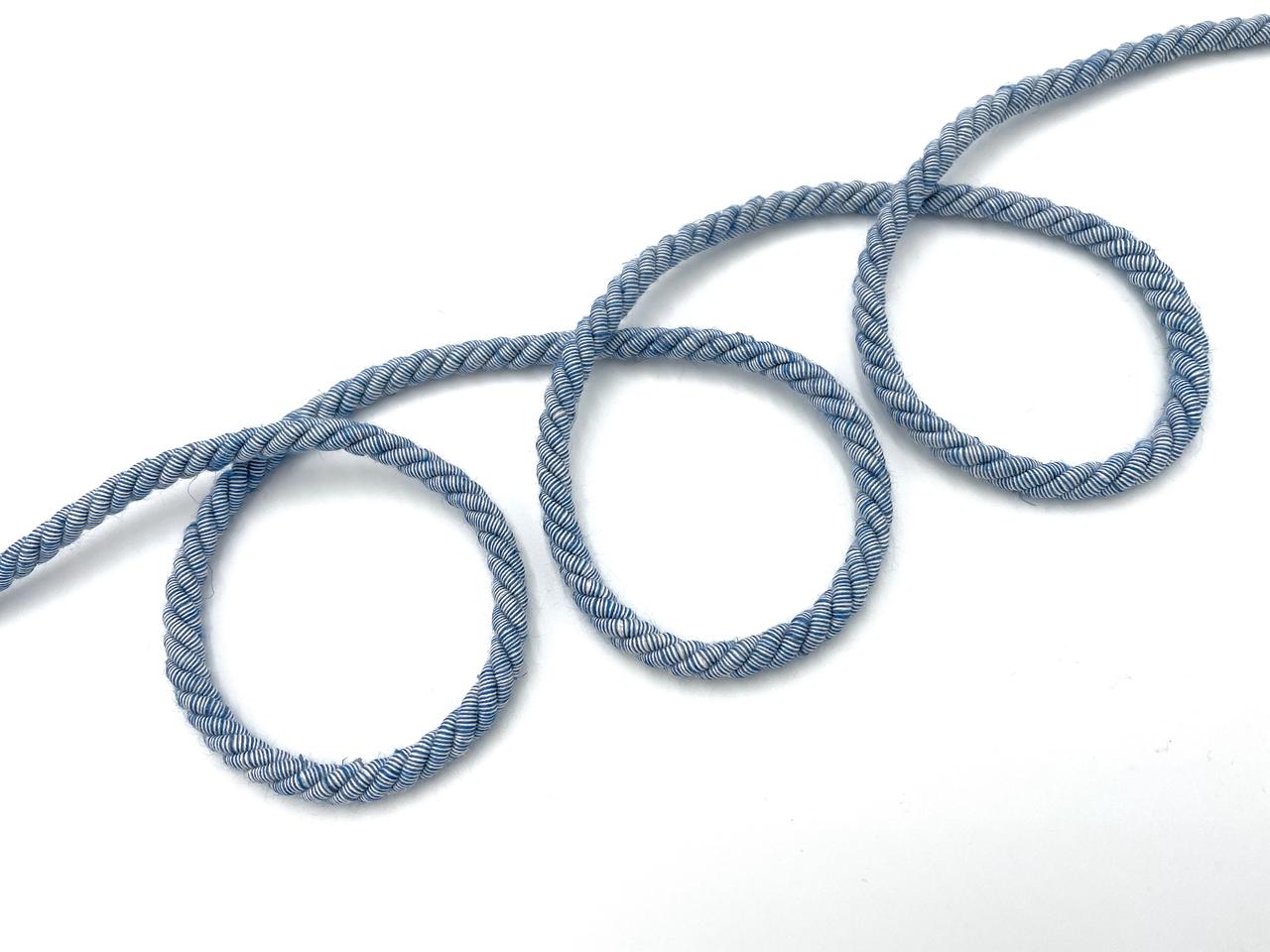 Kordel gedreht 0,6cm Blau