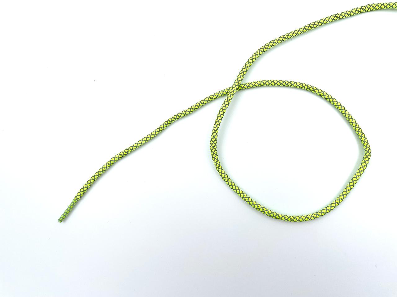 Fertig-Kordel Reflektierend 0,5cm Lime
