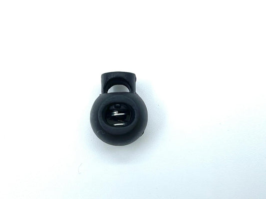 Kordelstopper Rund Schwarz